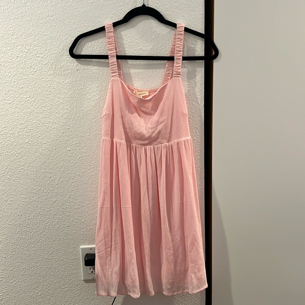 Pink babydoll style dress